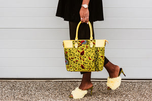 ANKARA INSPIRED BAG - Yellow